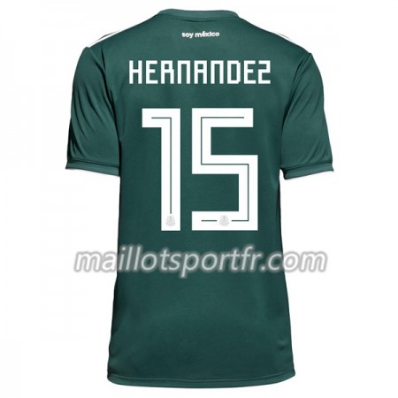 Maillot de Foot Mexique Hernandez 15 Domicile Coupe du monde 2018